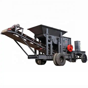 鉄鉱石ジョークラッシャーモバイルストーンクラッシャーマシン大容量生産ライン