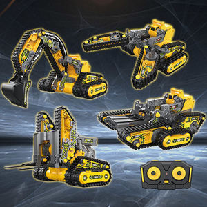 Kids Educational Toys SETM 4-in-1 Intelligent <strong>Programming</strong> Science and Education <strong>Assembly</strong> Engineering Vehicle Robot Toys - Product Image 6