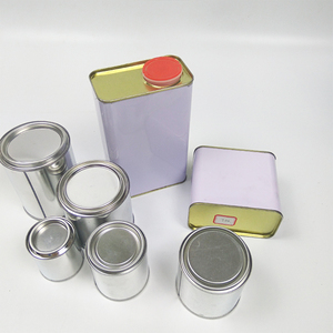 Diseño de hojalata de lata de pintura metálica redonda duradera para manualidades y uso doméstico para aplicaciones industriales químicas - Product Image 6