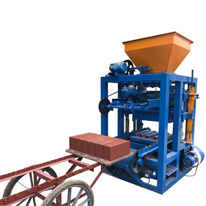 用于定制砌块设计的多功能QTJ4-24制砖机 - Product Image 1