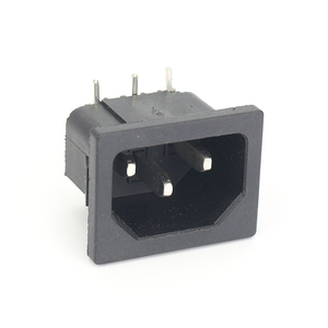 ซ็อกเก็ต IEC ปลั๊ก C14ตัวผู้หัวมุมขวา3ขาขั้วต่อไฟ AC PCB แหล่งจ่ายไฟ10A 250V - Product Image 2