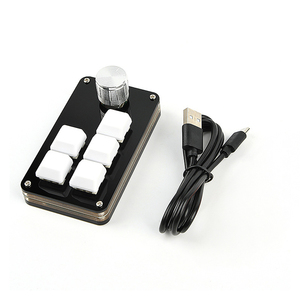 มินิ 5 คีย์สาย USB คีย์บอร์ดเครื่องกลขนาดเล็กผสมคีย์ร่องทางลัดแบบกําหนดเองคลิกเดียวคัดลอกและวางปุ่มกดร่องทางลัด - Product Image 1