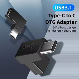 角度90 C型公母USB 3.1 OTG转换器适配器插头扩展器插孔 - Product Image 4