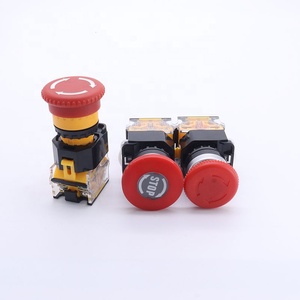 LA38-11ZS Pilzkopf Not-Aus-Schalter Schalter Drehen <span class=keywords><strong>Reset</strong></span> 415V 10A Loch Größe: 22mm Kupfer Kontaktpunkt 203 209B STOP