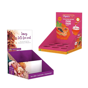 Custom Store Karton Boden Papier Display Regal Pop Karton Rack Produkt Pappe Display Stand Karton Display - Product Image 5