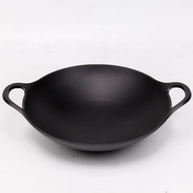 Wok-sartén wok china, artículos de cocina al por mayor, parrilla de hierro fundido