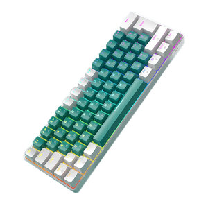 Teclado mecánico para juegos de 62 teclas RGB, tableta, ordenador portátil, compatible - Product Image 6