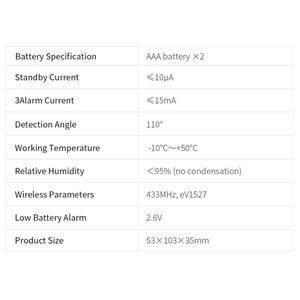 Беспроводной пассивный инфракрасный датчик движения - Product Image 5