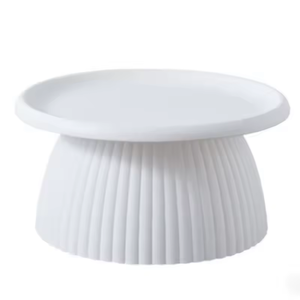 北欧蘑菇形小茶几小家庭圆形塑料边桌高低组合 - Product Image 6