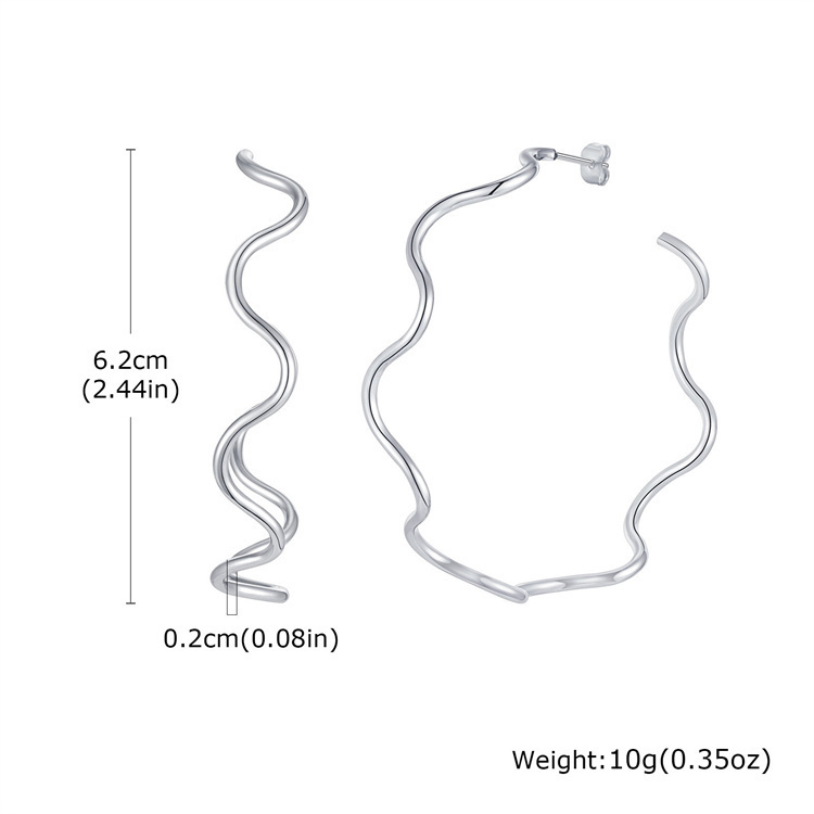 Boucle d'oreille en argent