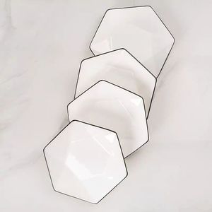 可定制成型米盘耐用环保陶瓷板，适合日常使用和特殊活动 - Product Image 2