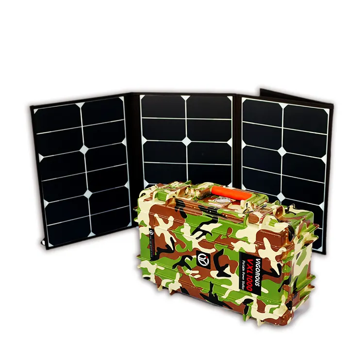 Generatore solare da 1500W centrale elettrica portatile da 1000wh per uso esterno