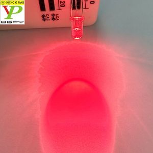 สามขา LED ไดโอด LED สีแดงและสีเขียวใสสองสีมีเส้นผ่าศูนย์กลาง5mm 3mm สองสีคู่สี3ขา LED - Product Image 3