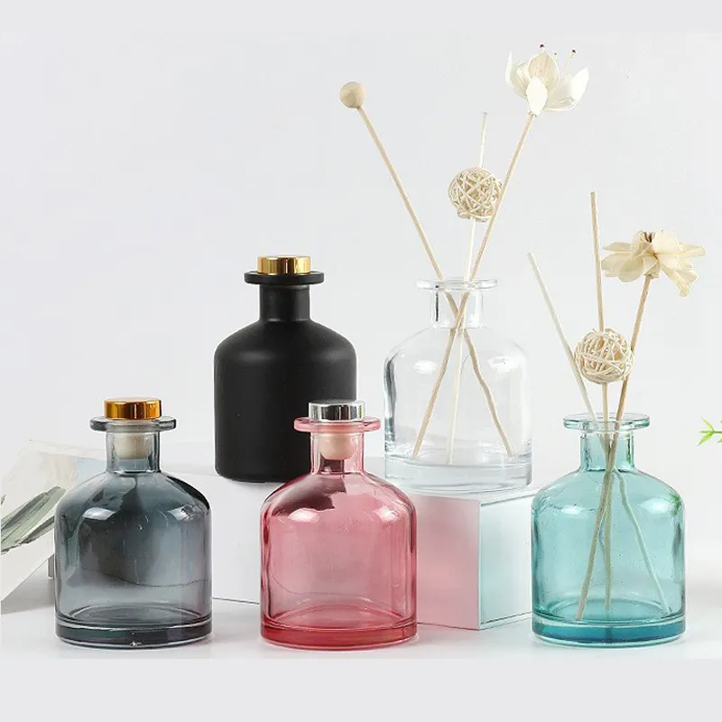 Stile nordico in vasi di vetro decorazione per la casa soggiorno fiori secchi disposizione di vetro colorato trasparente boccioli vasi per le case