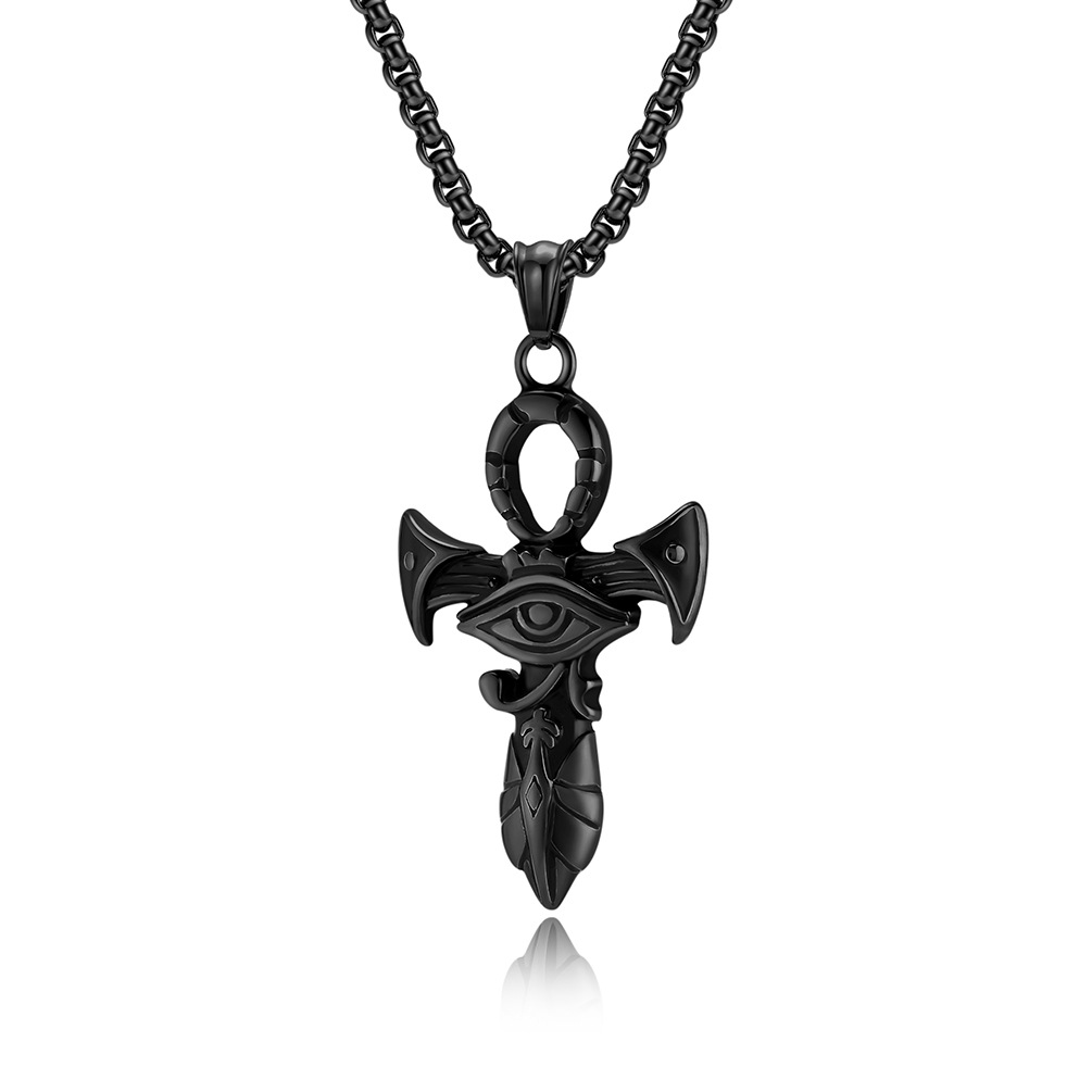 Noir PL001 avec une chaîne 3*60cm