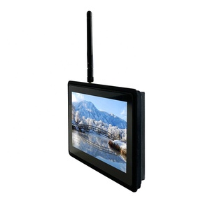 7 pollici Fanless metallo Touch Screen chiosco Monitor Android Linux Mount RS232 3G 4G di rete supporto posteriore Computer industriale - Product Image 3
