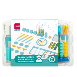 Deli 74330 Mathematics Learning Tools <strong>Set</strong> Students' Mathematical Operation Logic Cognitive Teaching Tools 48set Per Carton - Product Image 1