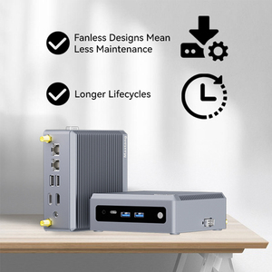 Maxtang Mini-PCs mit Intel N100-CPU DDR4 16GB RAM 1TB M.2 SATA SSD Aluminium-PC ohne Lüfter für industrielle und pädagogische Zwecke - Product Image 3