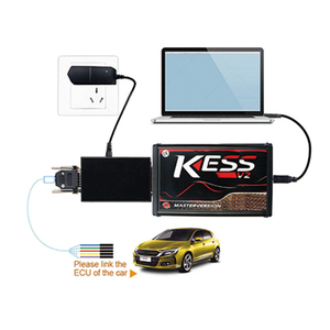Europeo KESS V2 SW2.8 Firmware V5.017 OBD2 ECU Herramienta de programación sin tokens Tablero rojo ilimitado de alta calidad