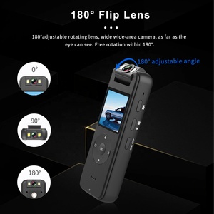 2024 nuevo registro 4K HD videocámara de seguridad inalámbrica inteligente 180 grados cuerpo desgastado grabadora de vídeo Función de visión nocturna Cámara WiFi - Product Image 4