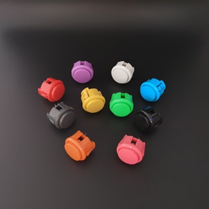 Sanwa 30 мм, аркадный кнопочный переключатель, замена для Nintend MAME Raspberry Pi 1 год гарантии, пластиковый материал