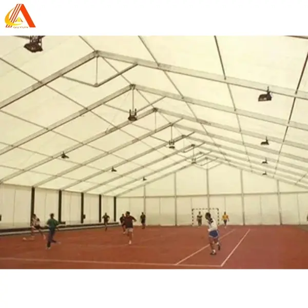 マーキー500平方メートル大型テント屋外または屋内イベント用テニスまたはバスケットボールコートカバースポーツイベントテント