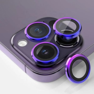 IPhone 16 için Pro Max renkli CD desen kamera Lens koruyucu bireysel çöl titanyum temperli cam kamera Lens filmi - Product Image 3