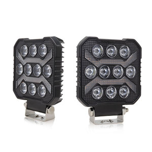 JHSハイパワーLEDワークライト10smdスクエア4インチ100w6000kLEDワークライト12vスポットフラッドビームライトオフロードLED車用 - Product Image 3