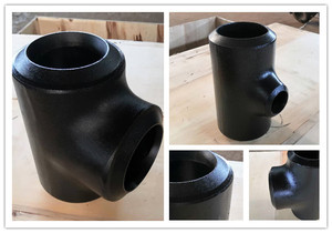 ASTM Reducing Tee Carbon Steel 6INCH THK18mm <strong>BIG</strong> Size A105 Different Diameter Tee Weld Forged for Pipe Fittings