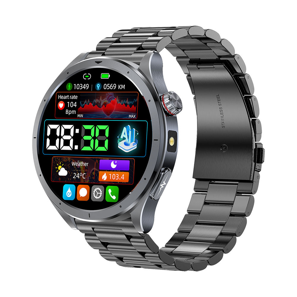 Bracelet en acier noir