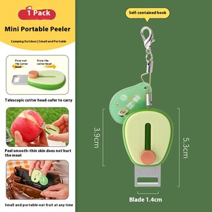 Avocado Portable Mini Peeler Stainless Steel Retractable Outdoor <strong>Cutter</strong> for Cutting Fruit &amp; Vegetables - Product Image 6