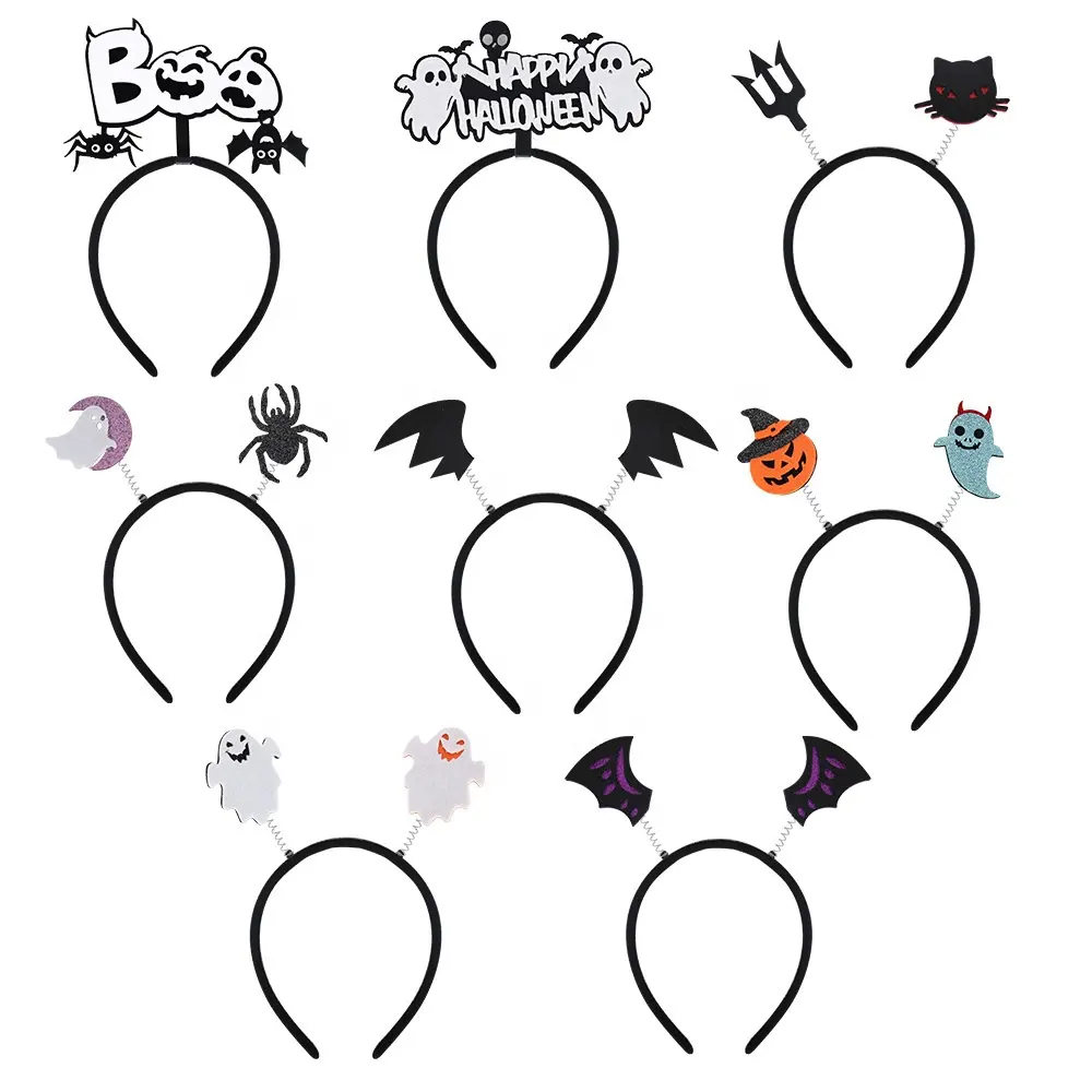 Promoção de Halloween presente atacado barato tiaras para festa de Halloween suprimentos para festas acessórios de cabelo fantasia