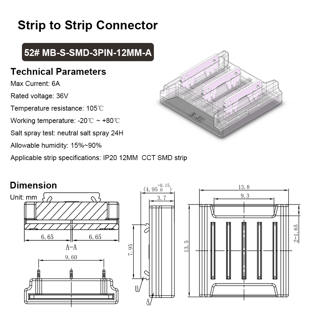 52# MB-S-SMD-3PIN-12MM-A