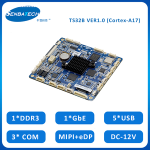 LPDDR3 Tarjetas Madre con 2GB de Memoria Integrada, Ordenador de Placa Única LPDDR3, 5 Unidades, USB, CTP, SPI, KEY, SPK, Linux, Android, Ubuntu, 2GB