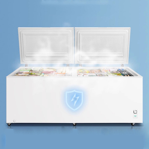 Frigo soğutma sistemi blast dondurucu üst açık ikinci el derin göğüs iki kapı buzdolabı ve dondurucu refrigerator neveras buzdolabı - Product Image 4