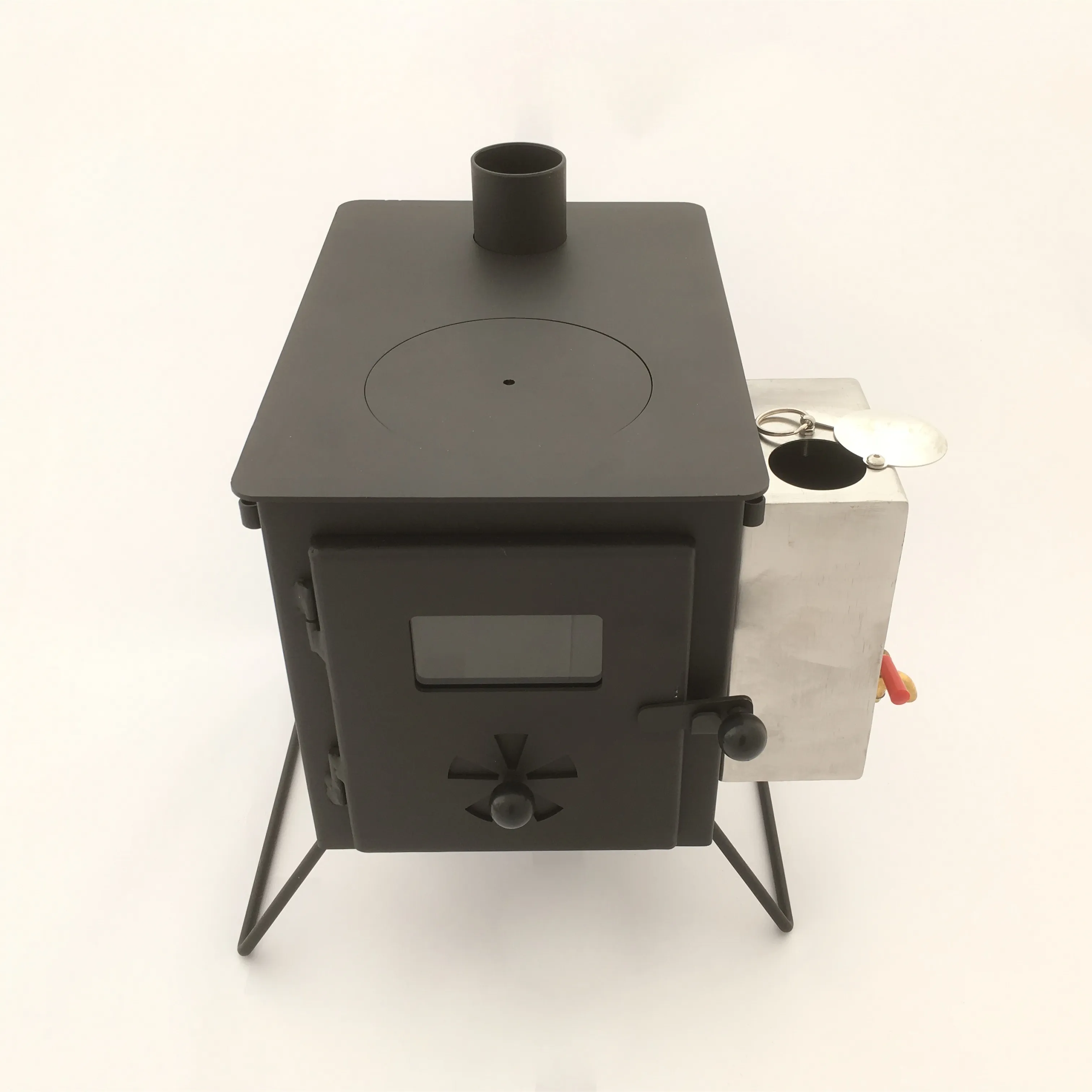 Outdoor BBQ/Zelt/Camping Warm heizung, Kochen Holzofen, Holz Warmwasser bereiter