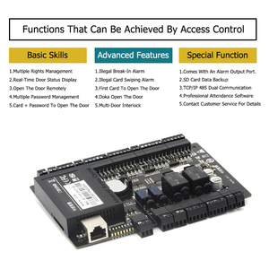 ZK C3-100 tcp ip porta di rete di controllo di accesso wiegand rfid pcb scheda di controllo di accesso porta automatica con free sdk - Product Image 3
