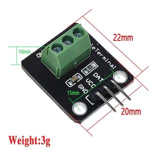 <strong>DS18B20</strong> Temperature <strong>Sensor</strong> Module Kit Waterproof 100CM Digital <strong>Sensor</strong> Cable Stainless Steel Probe Terminal Adapter - Product Image 2