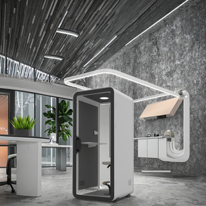 Unibooth Bền Đa Chức Năng Cách Âm Làm Việc Vỏ Di Chuyển Riêng Tư Cuộc Họp Gian Hàng Cho Văn Phòng Nhà Trường Khách Sạn Căn Hộ - Product Image 3