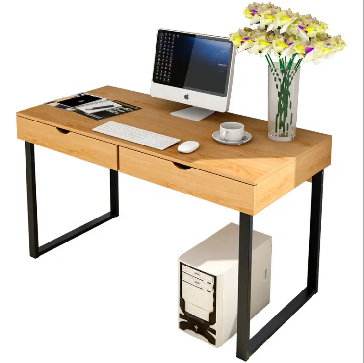 Spot moderno novo simples casa escritório com gavetas personalizado aprendizagem do computador escrita quarto único mobiliário mesa combinação