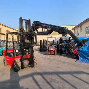 En iyi fiyat lpg gaz Forklift 3 Ton 3.5 Ton 5 Ton güvenilir EPA Eur5 motor üçlü direk yan Shifter propan Fork Lift katı lastik - Product Image 6