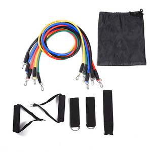 Timecreate Free <strong>Combination</strong> <strong>11</strong> Pcs Home Gym Power Exercise Band Resistance With Door Anchors - Product Image 4