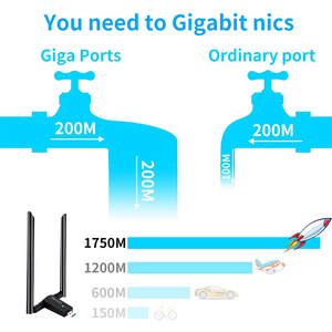 Hots 1750Mbps AC1750 realtekためRTL8814最速のusb無線lanアダプタ無線lanドングル無線lanスティックLINUX - Product Image 5