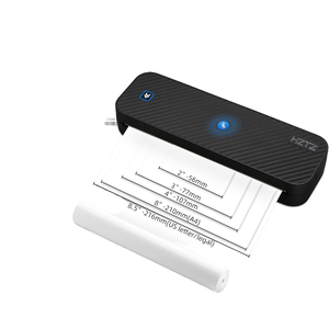 Taşınabilir 8 inç Mini yazıcı A4 inios kablosuz termal yazıcı IOS ve Android etiket fotoğraf baskı için mobil bağlantı - Product Image 1