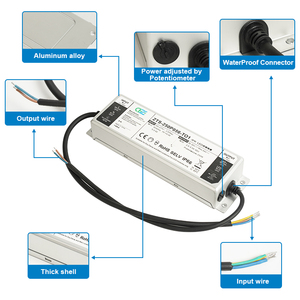 Zetoo STO 70W sokak ışıkları güç kaynağı kaliteli marka su geçirmez IP66 izole HPF titreşimsiz çıkış ayarlanabilir CC tek tip - Product Image 3