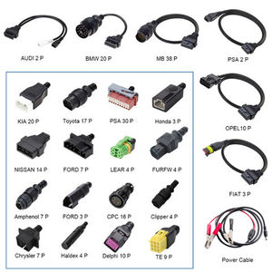 OBD2-Ersatzkabel für <span class=keywords><strong>Zed</strong></span>-Vollschlüssel-Programmierer, isoliert mit PTFE für elektronische Automobil maschinen anwendungen
