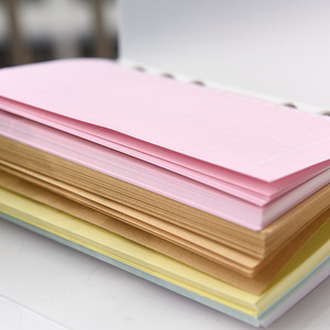 Lovely Color A5 Core Manual Account Book <strong>Notebook</strong> 6-Hole Sheet <strong>with</strong> Loose <strong>Page</strong> Inside Hardcover for Road and Forest Paper - Product Image 6