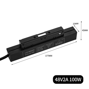48V DC48V Magnetic Track Light Recessed Hidden System with 240V <strong>Input</strong> Voltage and 60A <strong>Output</strong> Current Power Track Rail for LED - Product Image 4