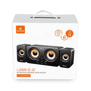 Sistema de audio de sonido envolvente de cine en casa multimedia USB 2,2 para altavoces compatibles con Bluetooth para uso en computadora