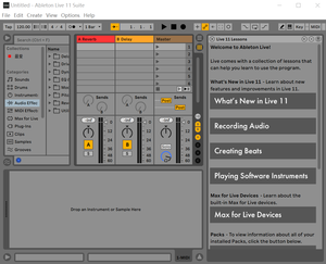 Win OneDrive Ableton 11 Remixing Improvisation編集サウンド電子仮想楽器デジタル録音Ableton Live 11